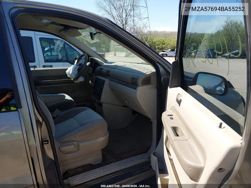 2004 Ford Freestar Ses VIN: 2FMZA57694BA55252 Lot: 44827348