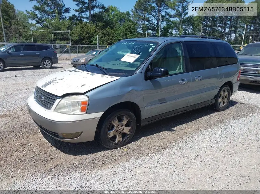 2004 Ford Freestar Ses VIN: 2FMZA57634BB05515 Lot: 44901086