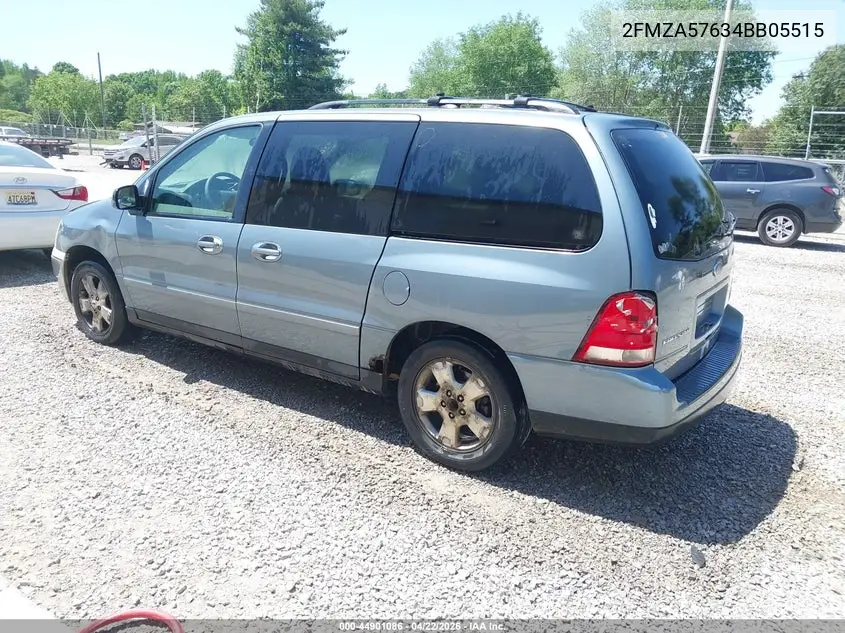 2004 Ford Freestar Ses VIN: 2FMZA57634BB05515 Lot: 44901086