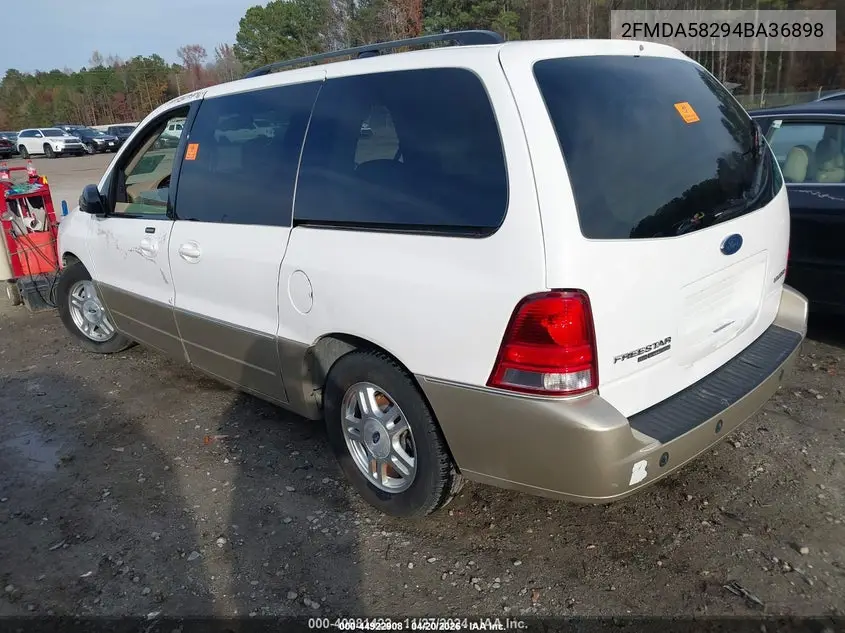 2004 Ford Freestar Limited VIN: 2FMDA58294BA36898 Lot: 44922908