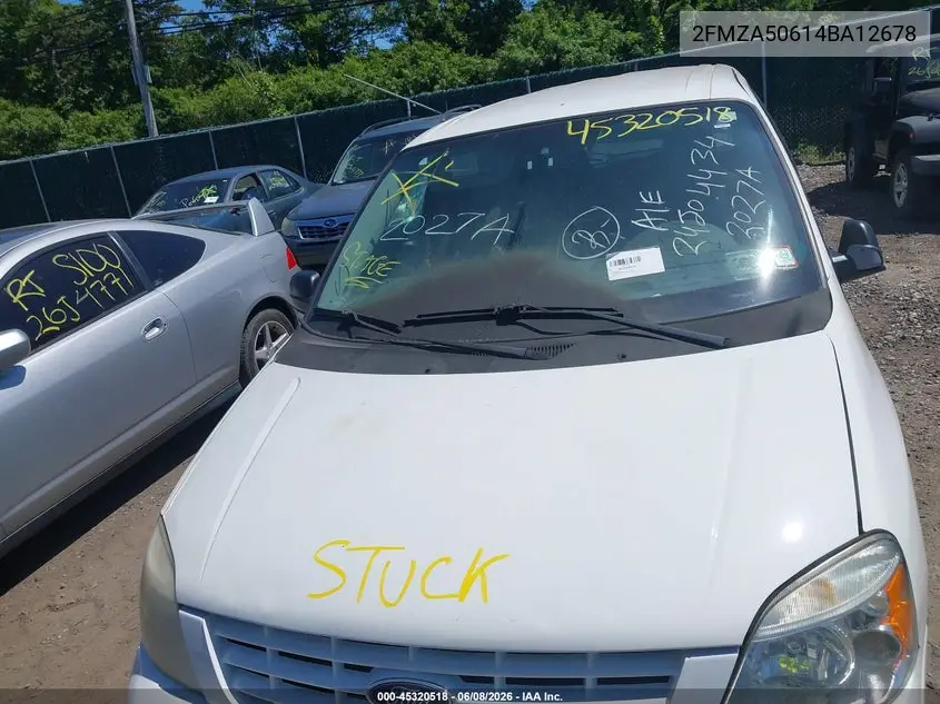 2004 Ford Freestar S VIN: 2FMZA50614BA12678 Lot: 45320518