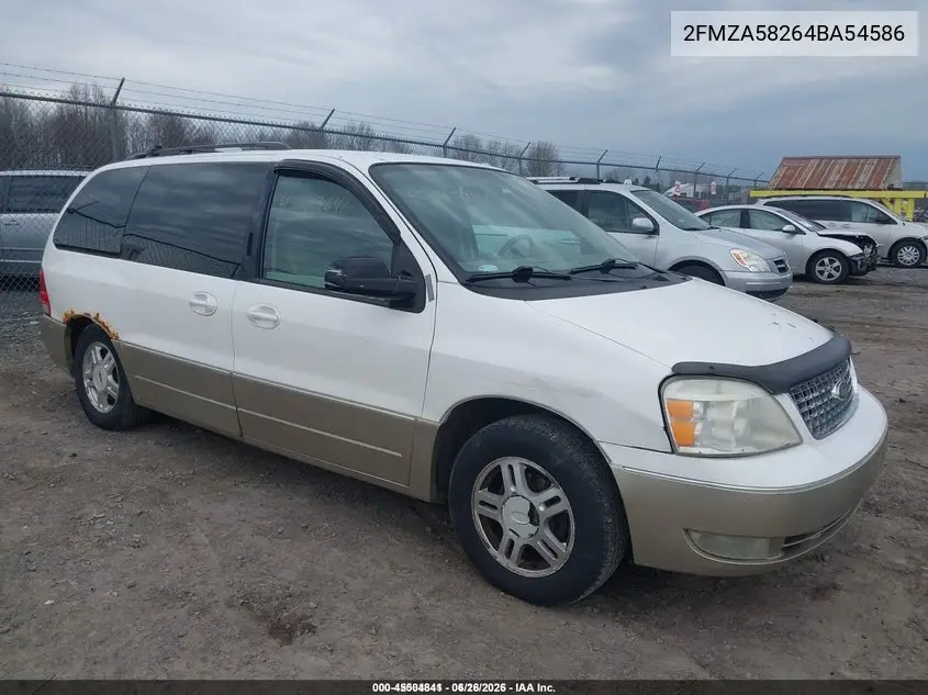 2004 Ford Freestar Limited VIN: 2FMZA58264BA54586 Lot: 45504841
