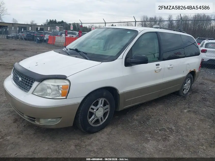 2004 Ford Freestar Limited VIN: 2FMZA58264BA54586 Lot: 45504841