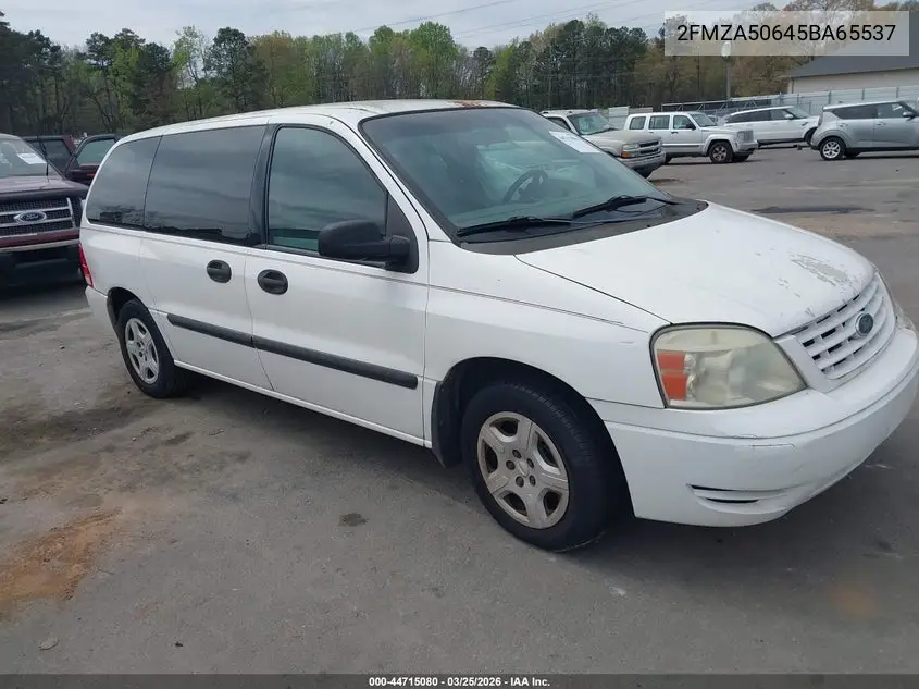 2005 Ford Freestar S VIN: 2FMZA50645BA65537 Lot: 44715080