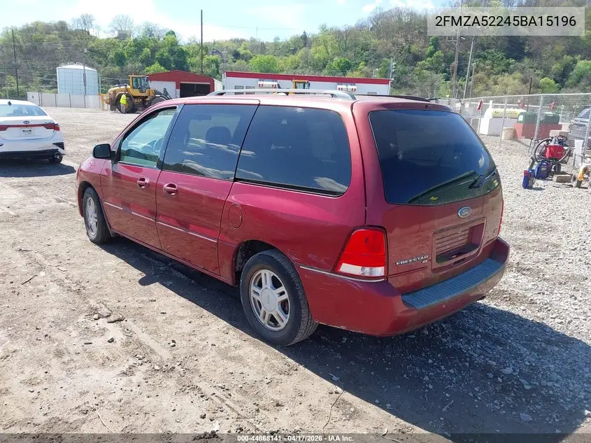 2005 Ford Freestar Sel VIN: 2FMZA52245BA15196 Lot: 44868141