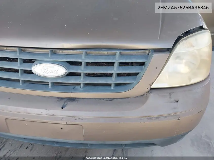 2005 Ford Freestar Ses VIN: 2FMZA57625BA35846 Lot: 45123160