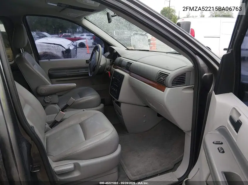 2005 Ford Freestar Sel VIN: 2FMZA52215BA06763 Lot: 45221883