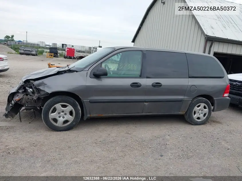 2006 Ford Freestar S VIN: 2FMZA50226BA50372 Lot: 12632388
