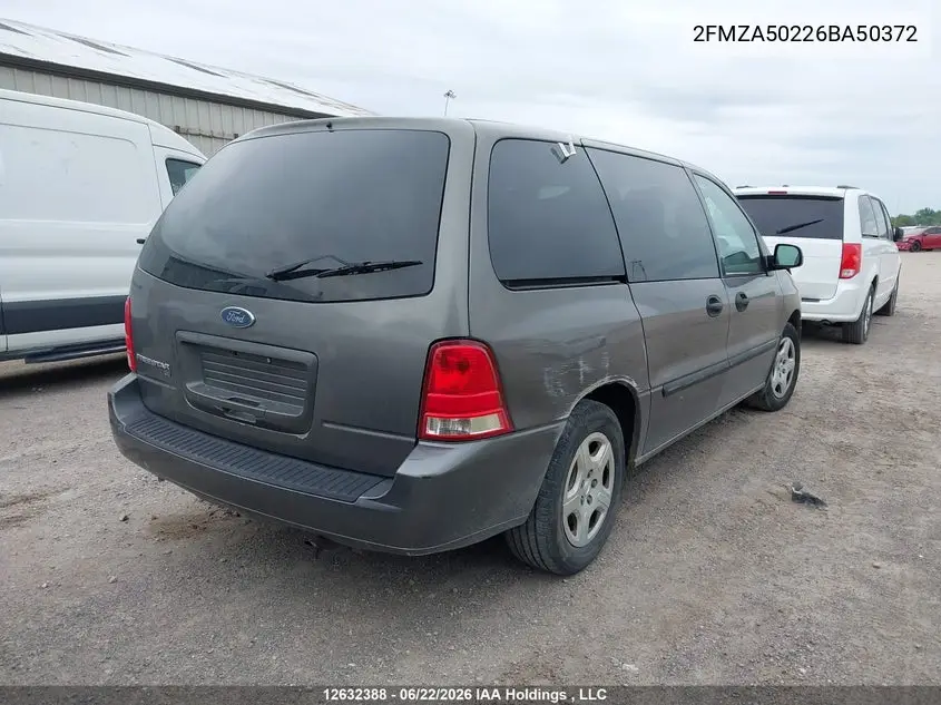 2006 Ford Freestar S VIN: 2FMZA50226BA50372 Lot: 12632388