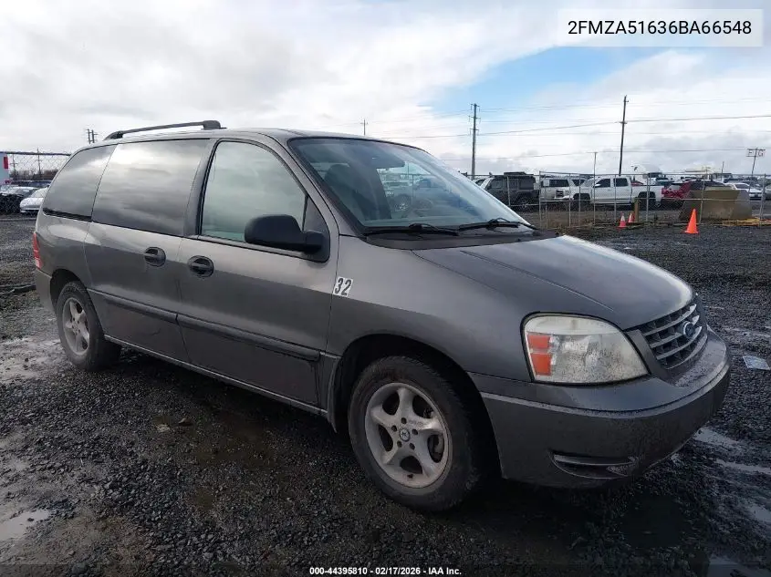 2006 Ford Freestar Se VIN: 2FMZA51636BA66548 Lot: 44395810