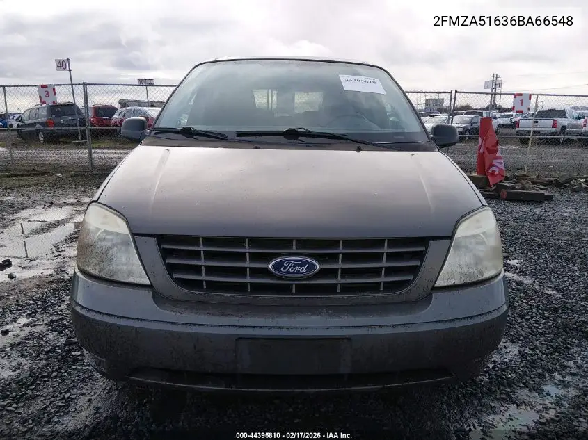 2006 Ford Freestar Se VIN: 2FMZA51636BA66548 Lot: 44395810