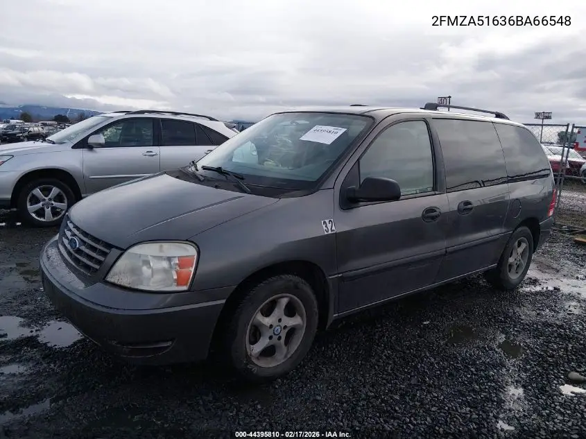 2006 Ford Freestar Se VIN: 2FMZA51636BA66548 Lot: 44395810