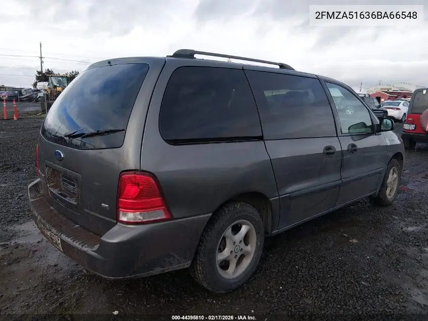 2006 Ford Freestar Se VIN: 2FMZA51636BA66548 Lot: 44395810