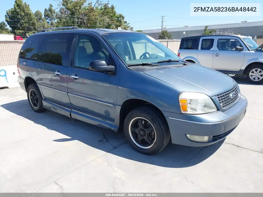 2006 Ford Freestar Limited VIN: 2FMZA58236BA48442 Lot: 45453267