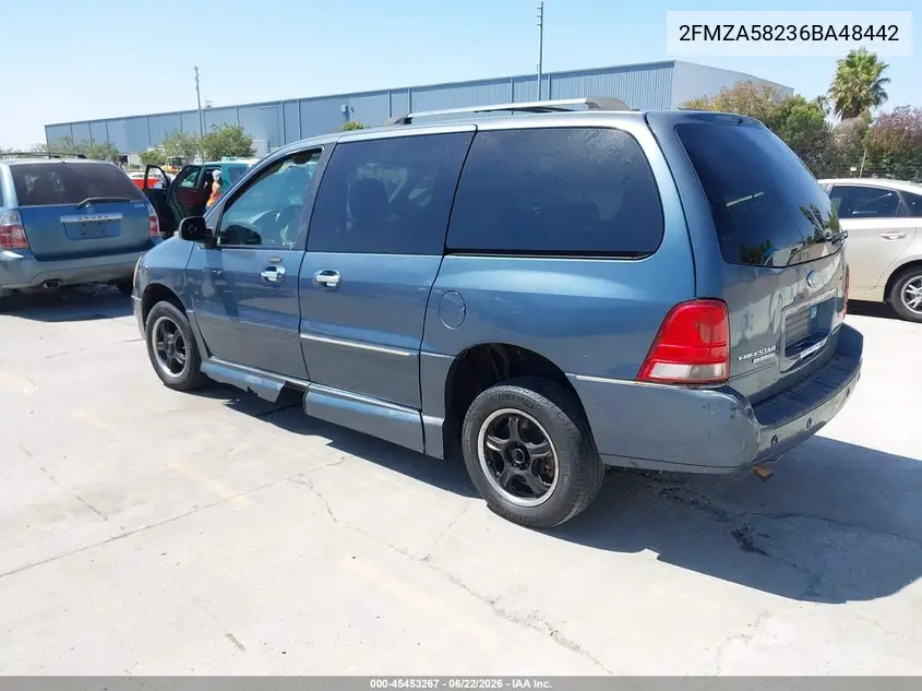 2006 Ford Freestar Limited VIN: 2FMZA58236BA48442 Lot: 45453267