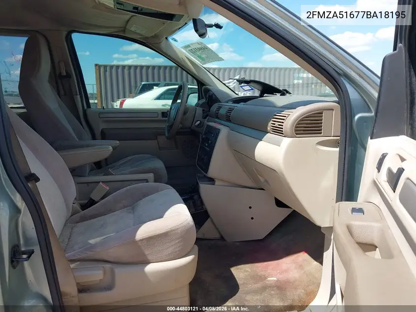 2007 Ford Freestar Se VIN: 2FMZA51677BA18195 Lot: 44803121