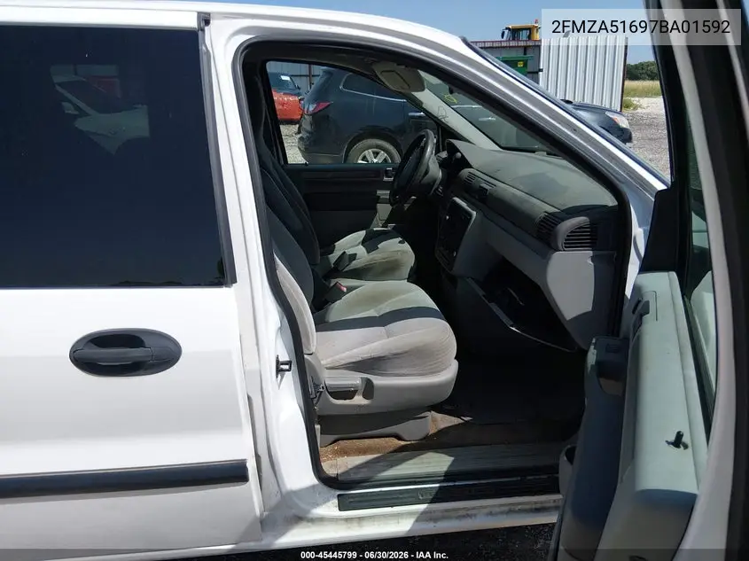 2007 Ford Freestar Se VIN: 2FMZA51697BA01592 Lot: 45445799