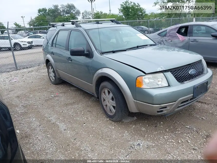 2005 Ford Freestyle Se VIN: 1FMZK01175GA66399 Lot: 45311484