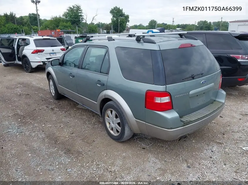 2005 Ford Freestyle Se VIN: 1FMZK01175GA66399 Lot: 45311484