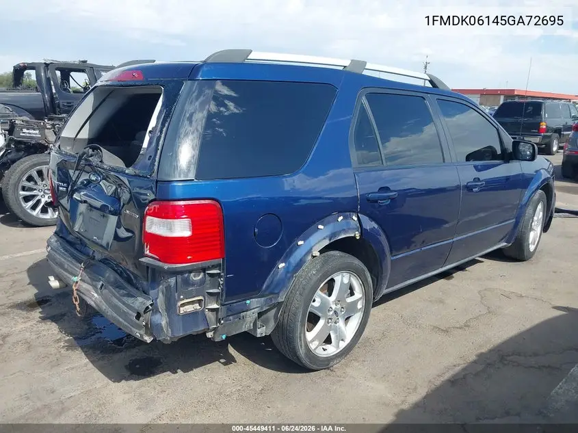 2005 Ford Freestyle Limited VIN: 1FMDK06145GA72695 Lot: 45449411