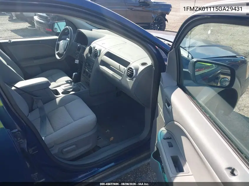 2005 Ford Freestyle Se VIN: 1FMZK01115GA29431 Lot: 45477481