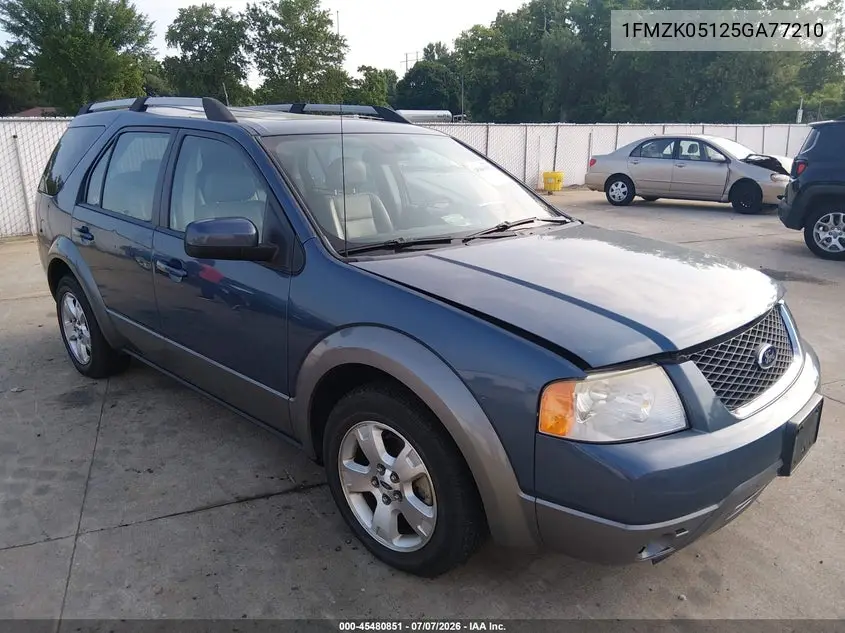 2005 Ford Freestyle Sel VIN: 1FMZK05125GA77210 Lot: 45480851