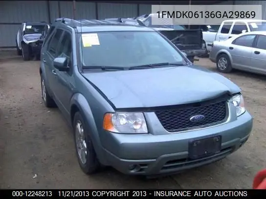 2006 Ford Freestyle Limited VIN: 1FMDK06136GA29869 Lot: 12248213