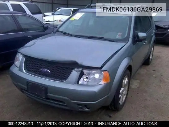 2006 Ford Freestyle Limited VIN: 1FMDK06136GA29869 Lot: 12248213