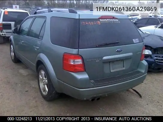 2006 Ford Freestyle Limited VIN: 1FMDK06136GA29869 Lot: 12248213