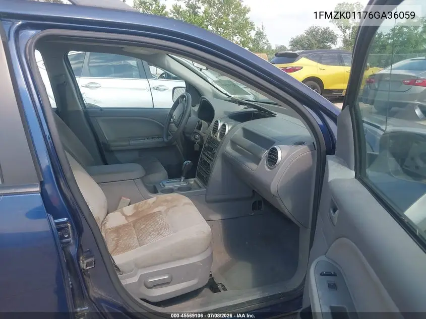 2006 Ford Freestyle Se VIN: 1FMZK01176GA36059 Lot: 45569106