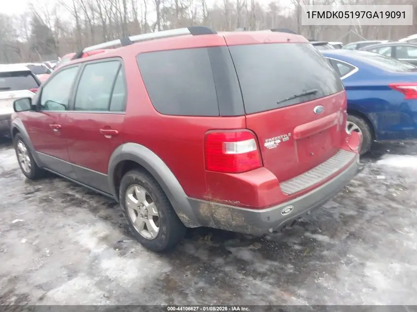 2007 Ford Freestyle Sel VIN: 1FMDK05197GA19091 Lot: 44106627