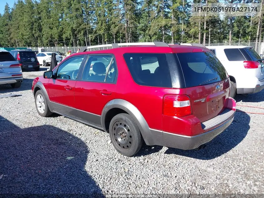 2007 Ford Freestyle Sel VIN: 1FMDK05197GA27174 Lot: 45321448