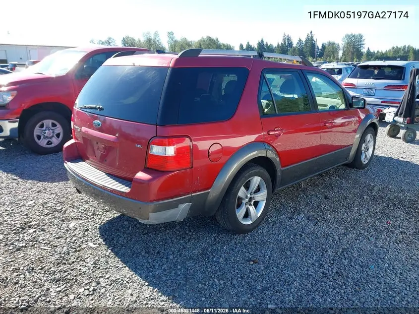 2007 Ford Freestyle Sel VIN: 1FMDK05197GA27174 Lot: 45321448