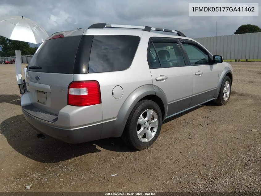 2007 Ford Freestyle Sel VIN: 1FMDK05177GA41462 Lot: 45522238