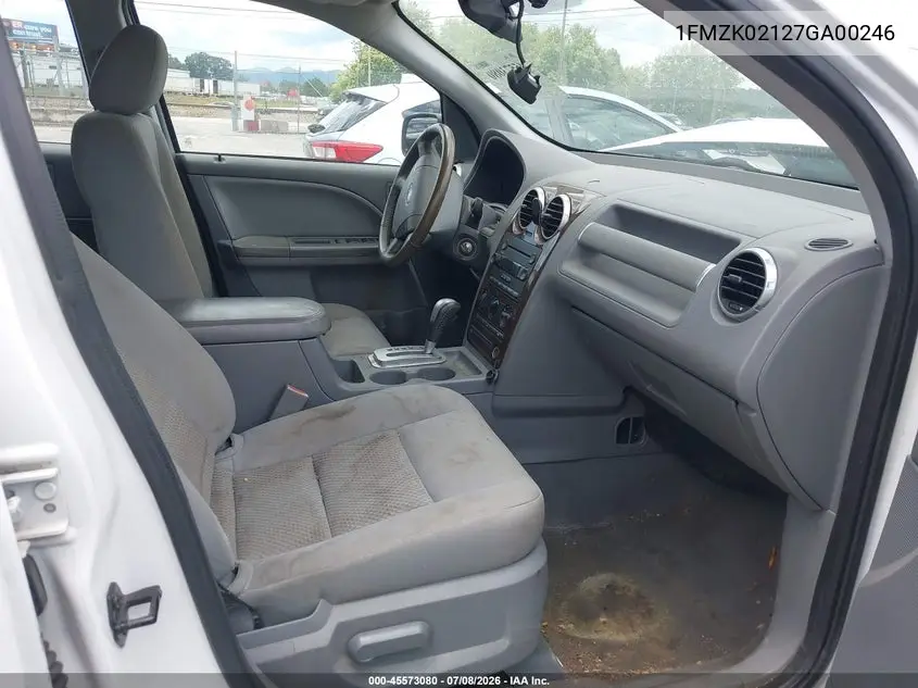 2007 Ford Freestyle Sel VIN: 1FMZK02127GA00246 Lot: 45573080