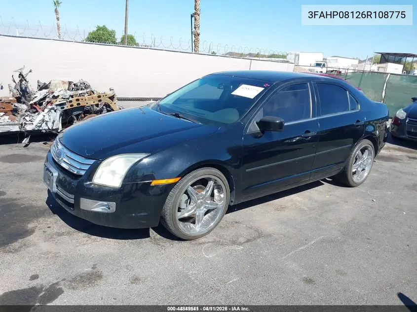 3FAHP08126R108775 2006 Ford Fusion Sel