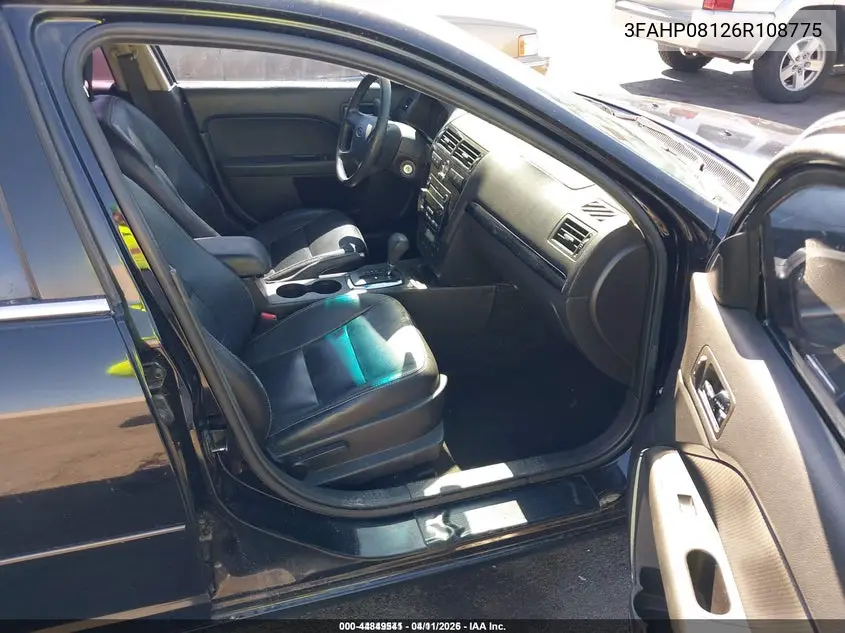 3FAHP08126R108775 2006 Ford Fusion Sel