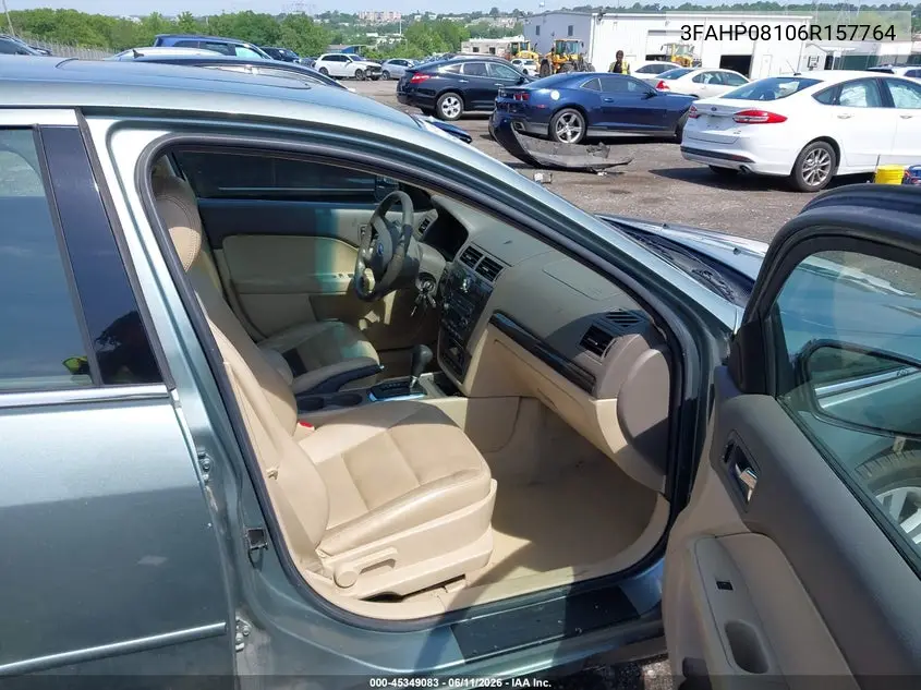 2006 Ford Fusion Sel VIN: 3FAHP08106R157764 Lot: 45349083