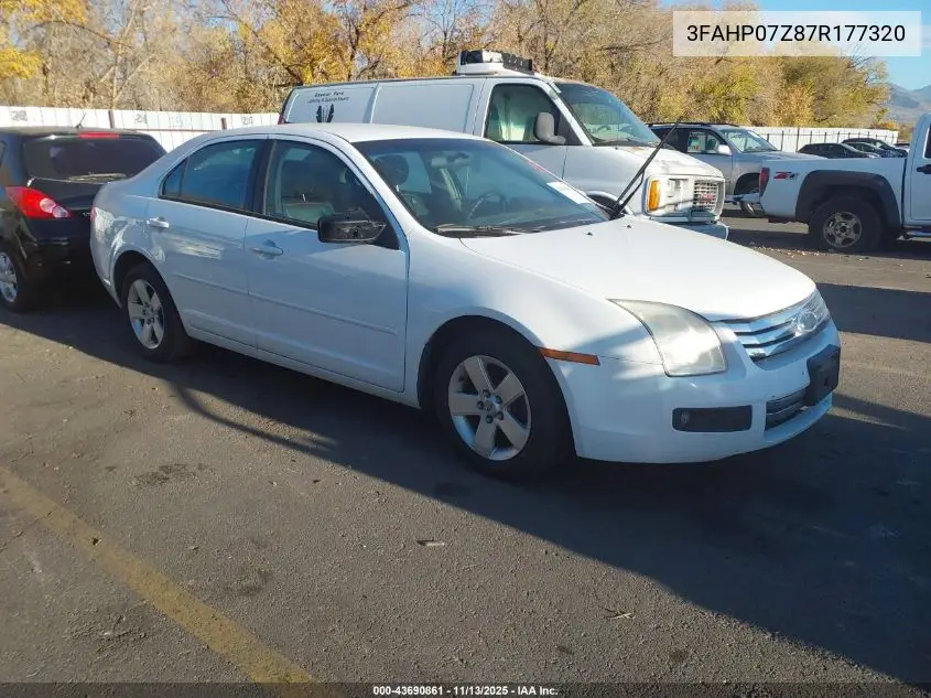 3FAHP07Z87R177320 2007 Ford Fusion Se