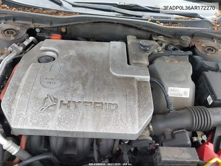 3FADP0L36AR172270 2010 Ford Fusion Hybrid
