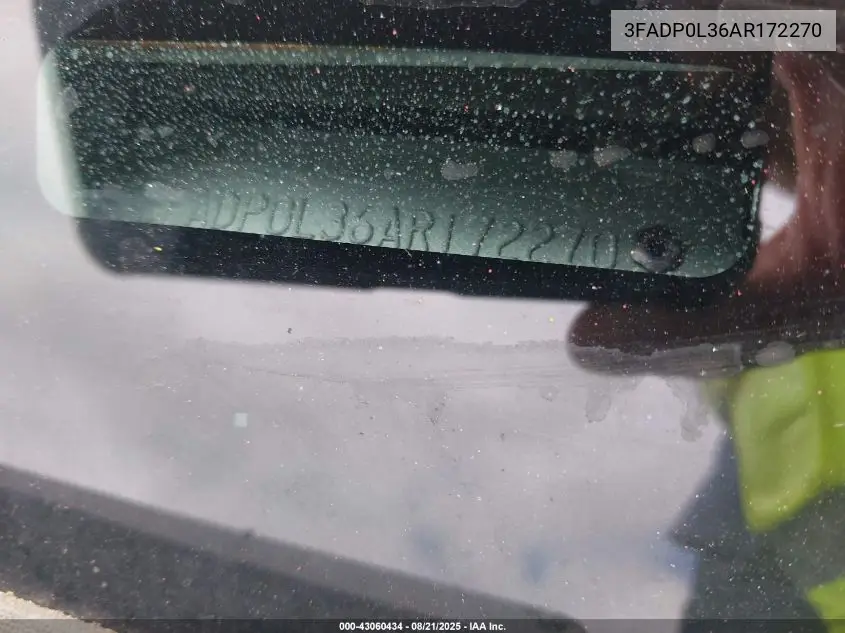 3FADP0L36AR172270 2010 Ford Fusion Hybrid