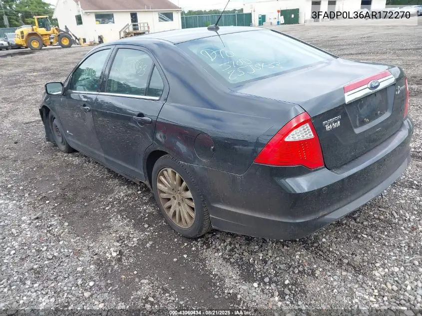 3FADP0L36AR172270 2010 Ford Fusion Hybrid