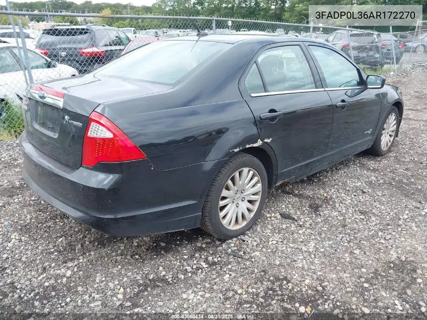 3FADP0L36AR172270 2010 Ford Fusion Hybrid