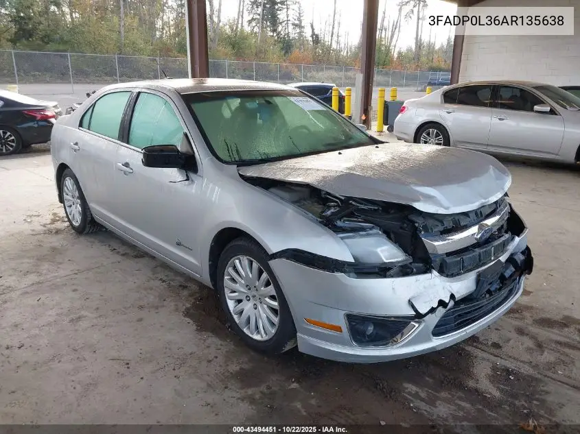 3FADP0L36AR135638 2010 Ford Fusion Hybrid