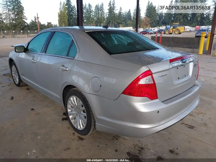 3FADP0L36AR135638 2010 Ford Fusion Hybrid