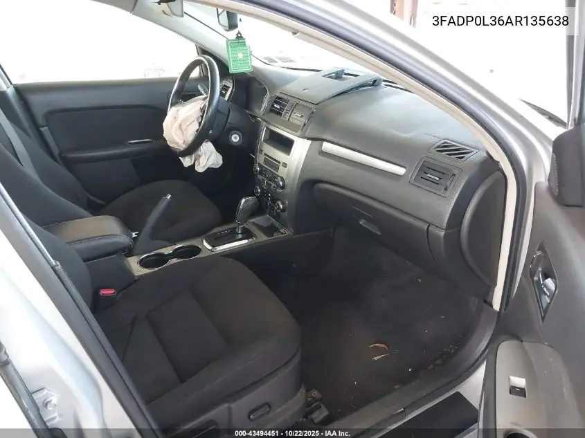 3FADP0L36AR135638 2010 Ford Fusion Hybrid
