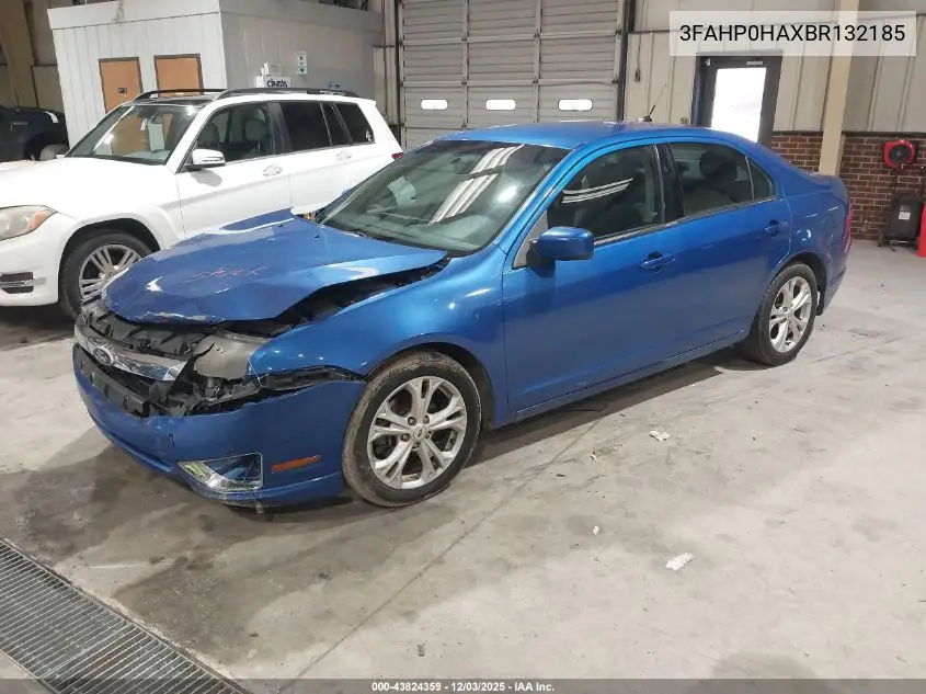 3FAHP0HAXBR132185 2011 Ford Fusion Se