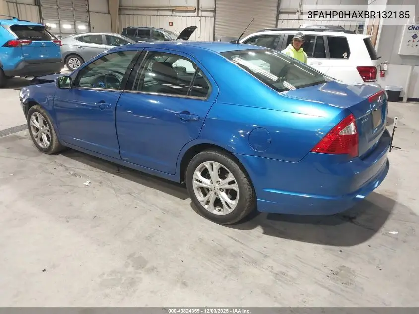 3FAHP0HAXBR132185 2011 Ford Fusion Se