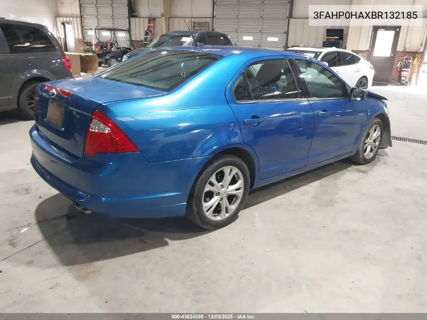 3FAHP0HAXBR132185 2011 Ford Fusion Se