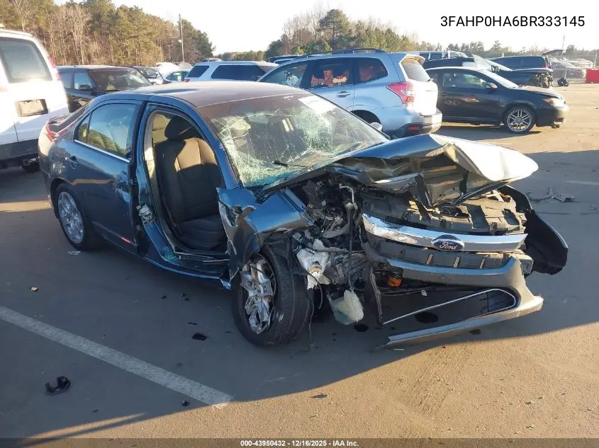 3FAHP0HA6BR333145 2011 Ford Fusion Se